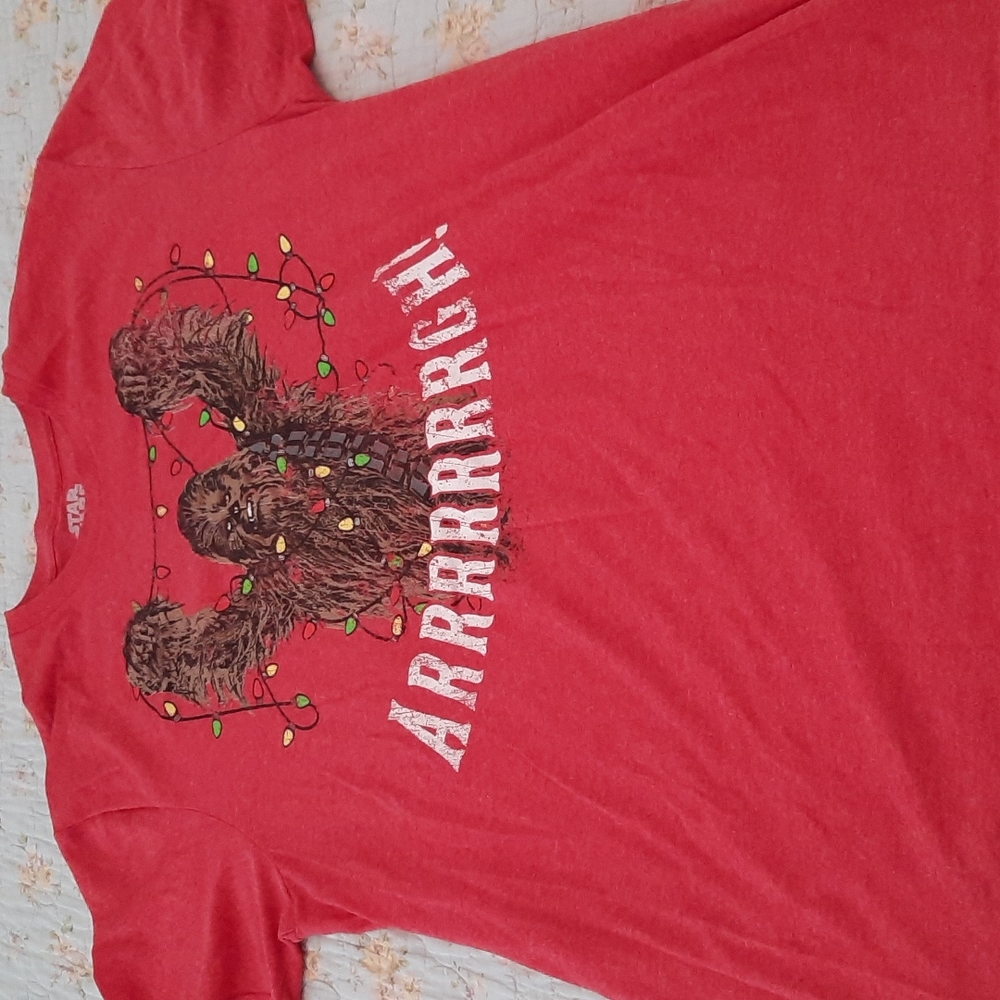 Star Wars Christmas Chewbacca Tee Shirt